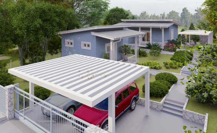 Frame house in Solnechnogorsk village on 70 m2