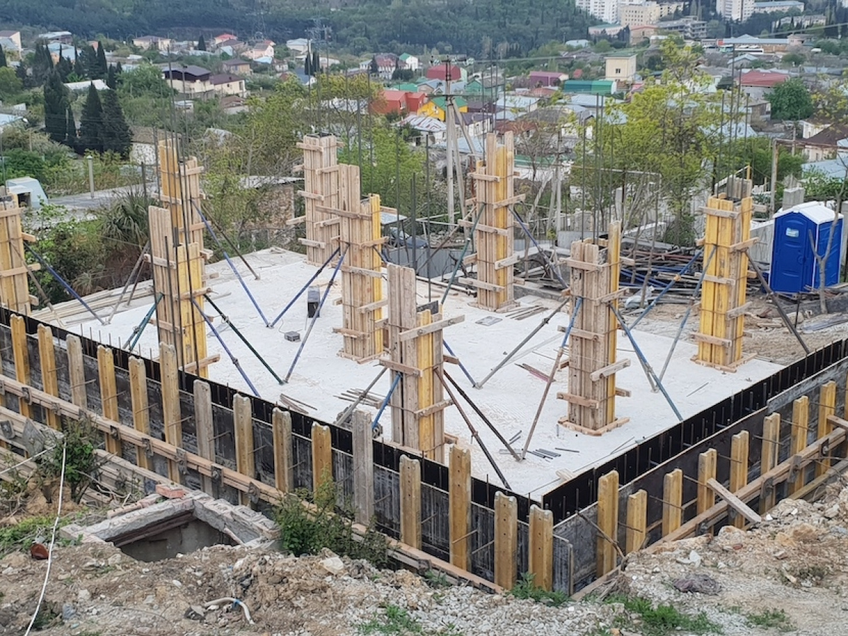 Строительство гостевого дома в г. Ялте на 680 м2